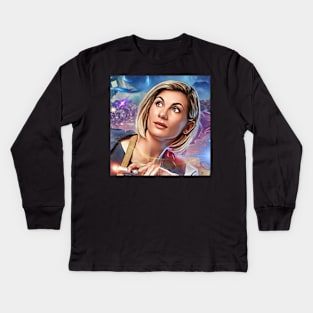 Thirteenth Doctor Kids Long Sleeve T-Shirt